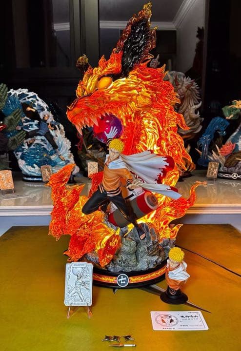 NARUTOナルトうずまきナルト1/7C版ガレージキット ガレキ スタチュー①③