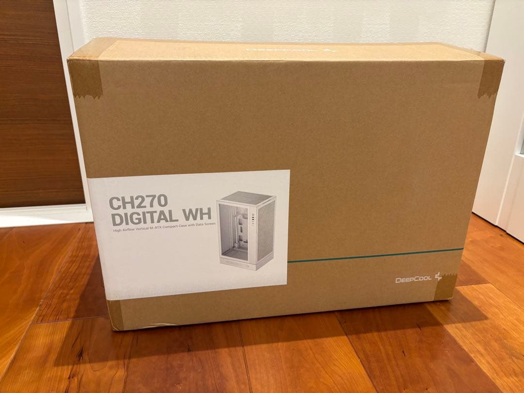 deepcool CH270 DIGITAL WH MicroATXケース