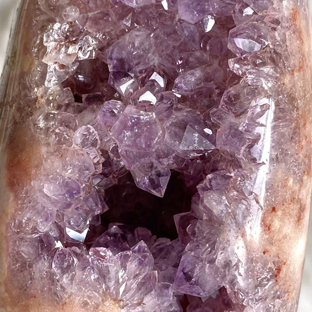 【 天然石 ピンクアメジスト アメジスト ドゥルージー ドーム 紫水晶 】