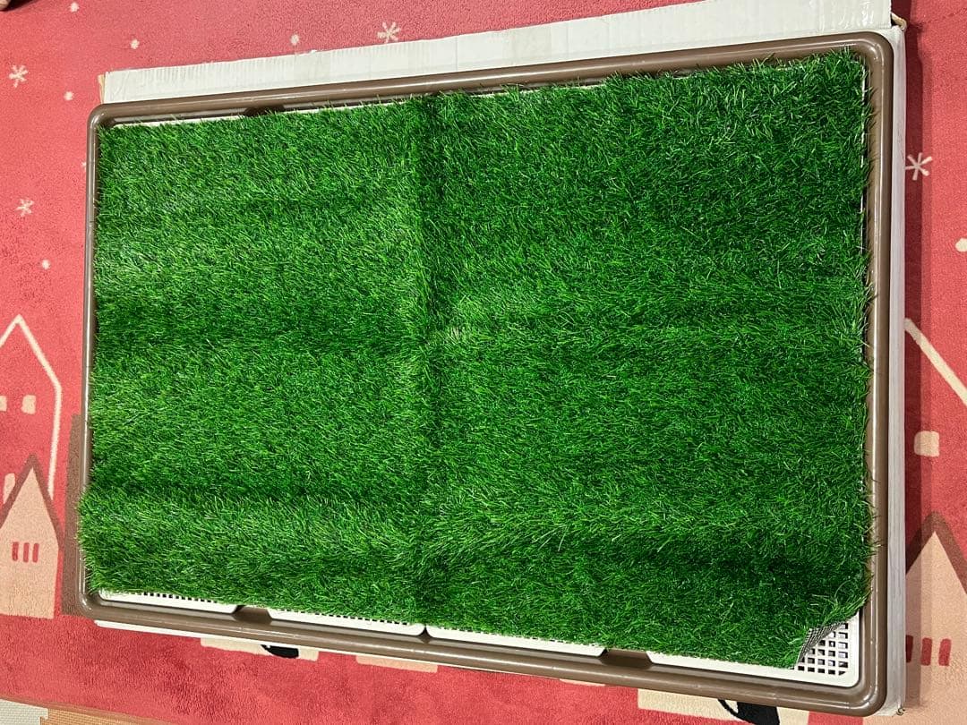 Dog Life 犬用トイレ 2分割式 人工芝付き