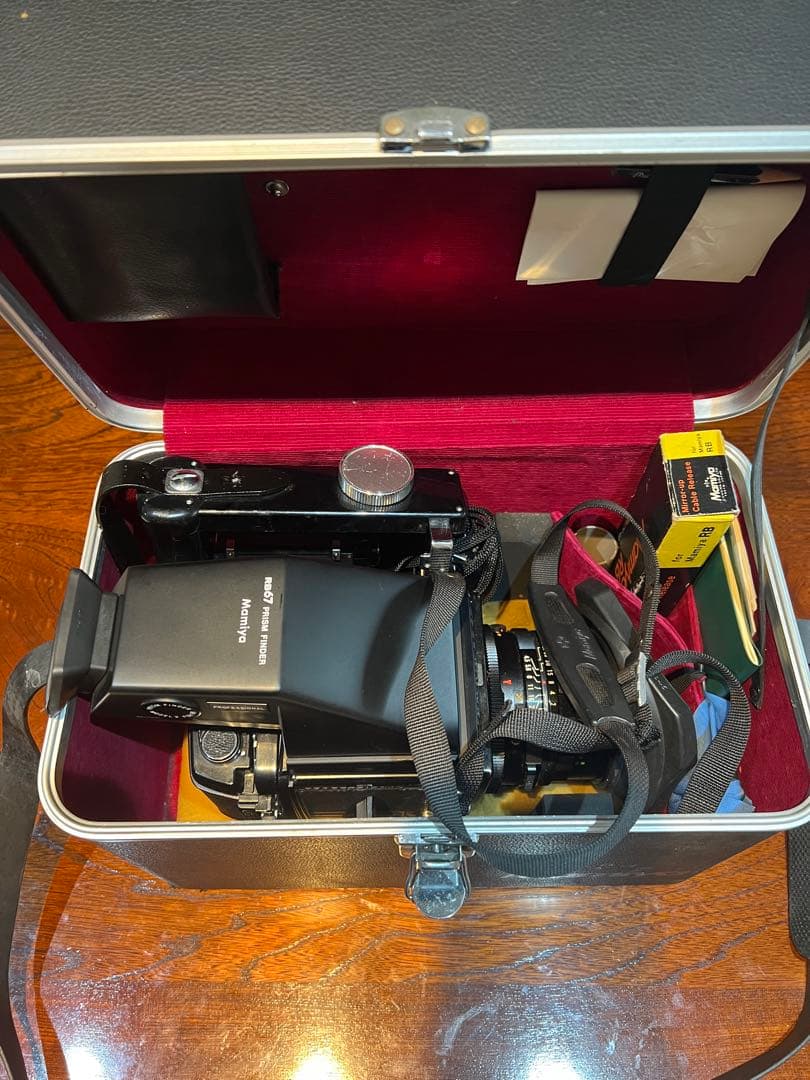 マミヤRB67 プロフェッショナル127mmレンズ　付属品有り