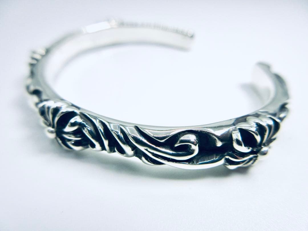0*1様 B4 シルバー925 バングル ブレスレット スターリングシルバー