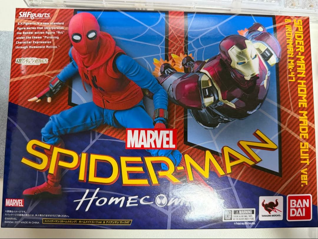 BANDAI スパイダーマン アイアンマン フィギュアセット