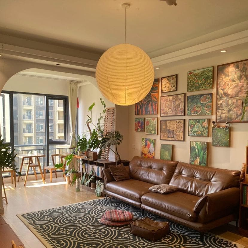 イサムノグチ　30A Akari　ペンダントランプ　ウォームライト　リプロダクト