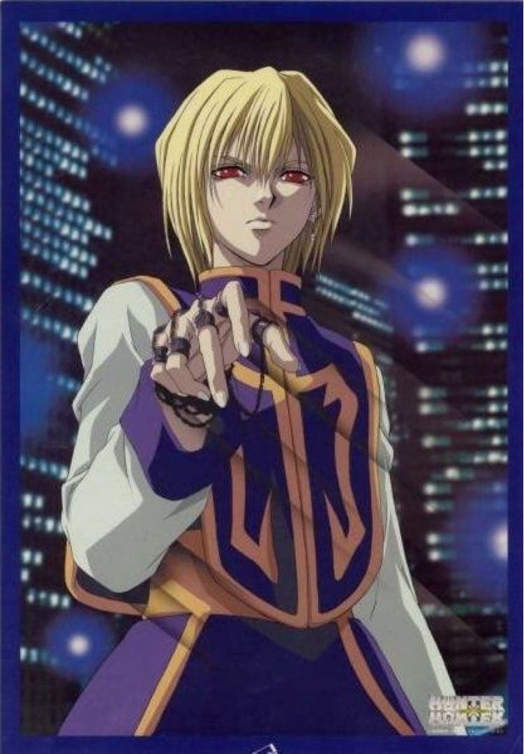 ハンターハンター　クリスタルシート　クラピカ2種、クロロ1種　計3種