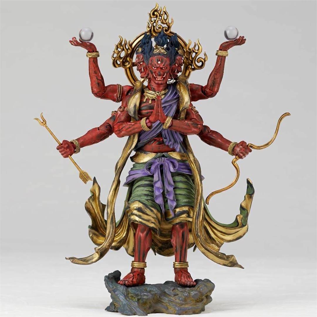 阿修羅・着彩　タケヤ式自在置物