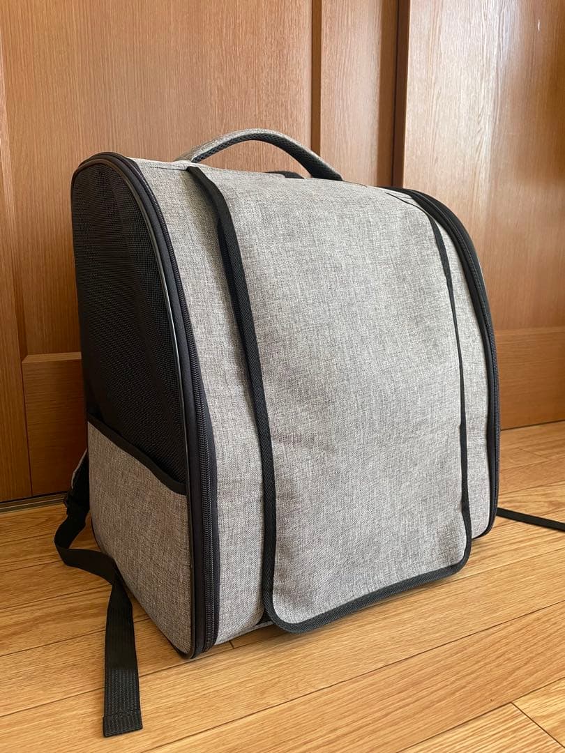 ペット　リュック　キャリー　バッグ　折りたたみ　ポケット付き　大きい