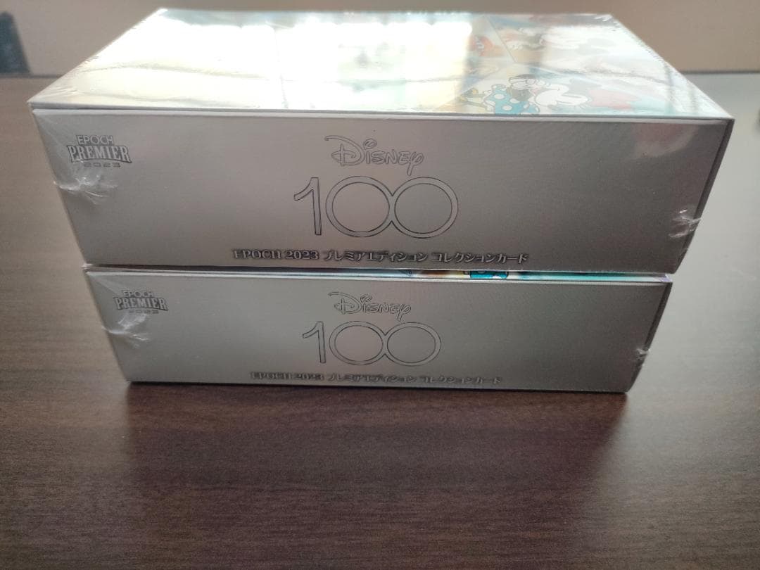 【未開封】Disney創立100周年　EPOCH コレクションカード　2BOX