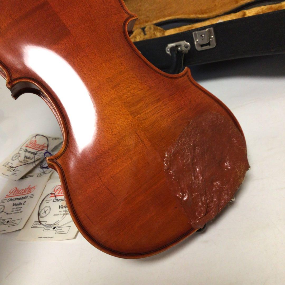 Suzuki Pirastro Chromstahl バイオリン 本体