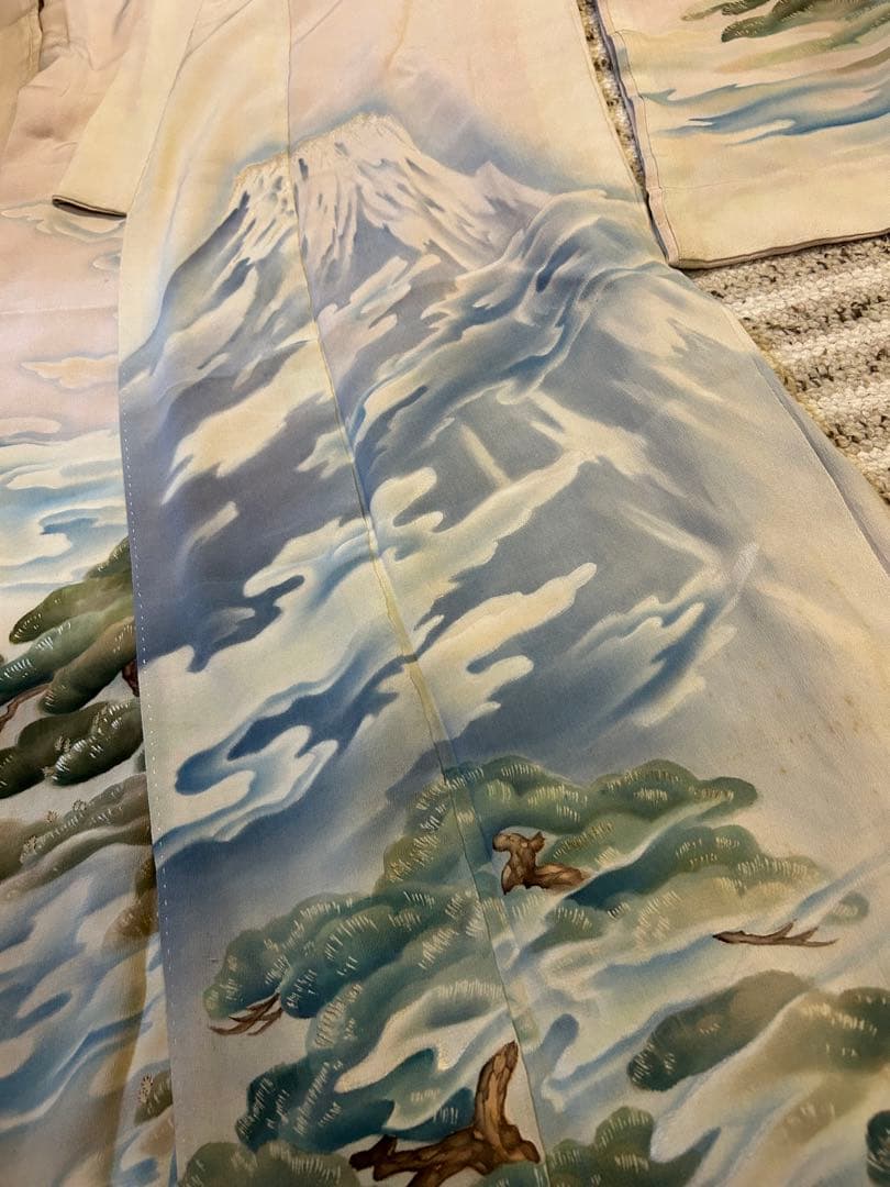 アンティーク富士山振袖