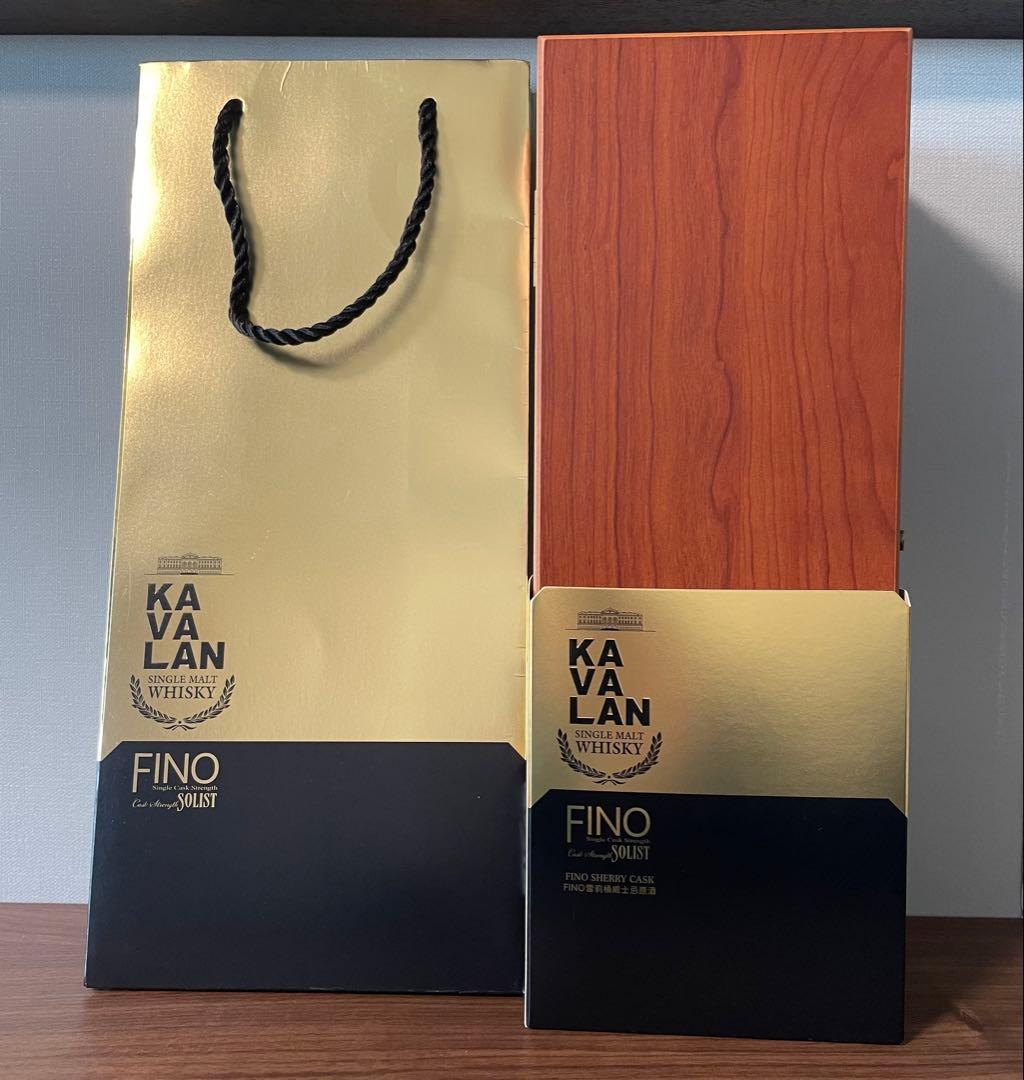 【新品未開封】KAVALAN FINO ウイスキー 700ml 木箱入り 袋付♡