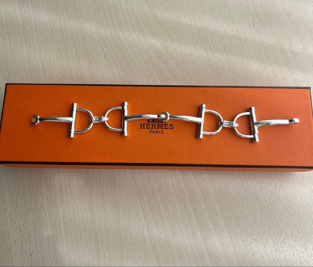 ♦︎HERMES♦︎モーデコースホースビット ブレスレット　SV ヴィンテージ
