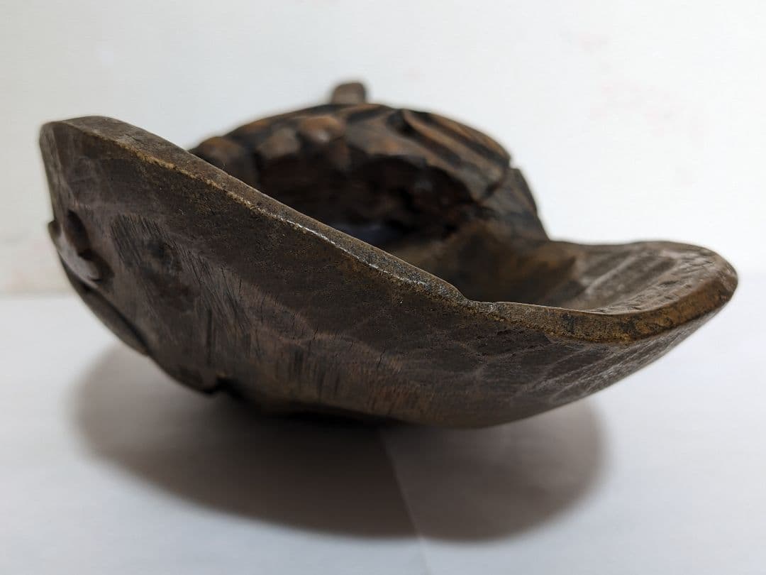 ♦中国古玩 花生 花器 竹根 竹製 清時代 茶葉用道具 古美術品 置物飾り骨董品