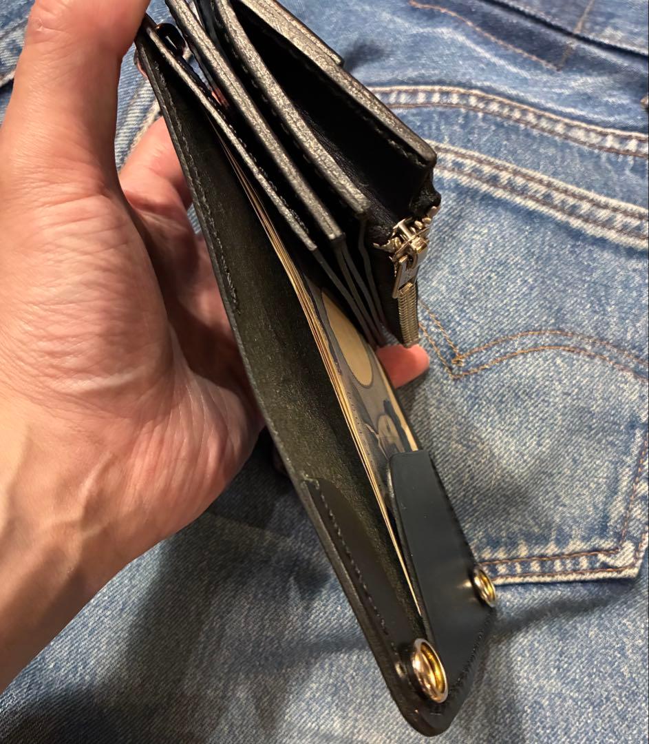 トラッカーウォレット　ショートサイズ　シルバー925アポロコンチョ