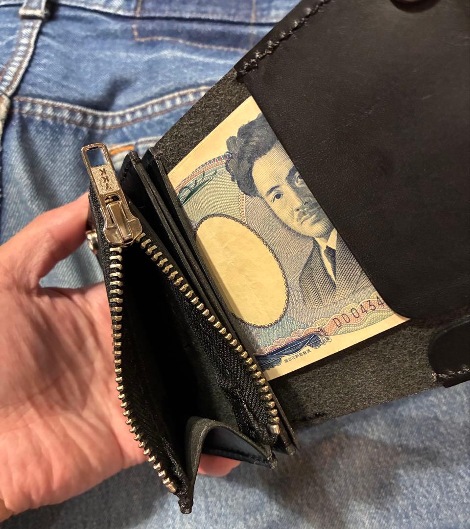 トラッカーウォレット　ショートサイズ　シルバー925アポロコンチョ