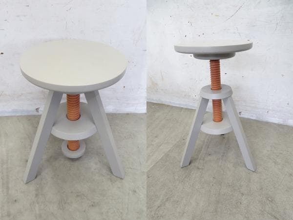 ます展示品■サザビーリーグ■広松木工■HLラバーウッドスツール■2脚セット