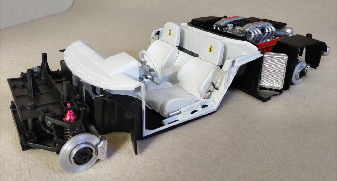 ●セール●テスタロッサ● ポケール フェラーリ 穴アケ加工 1/8 スーパーカー