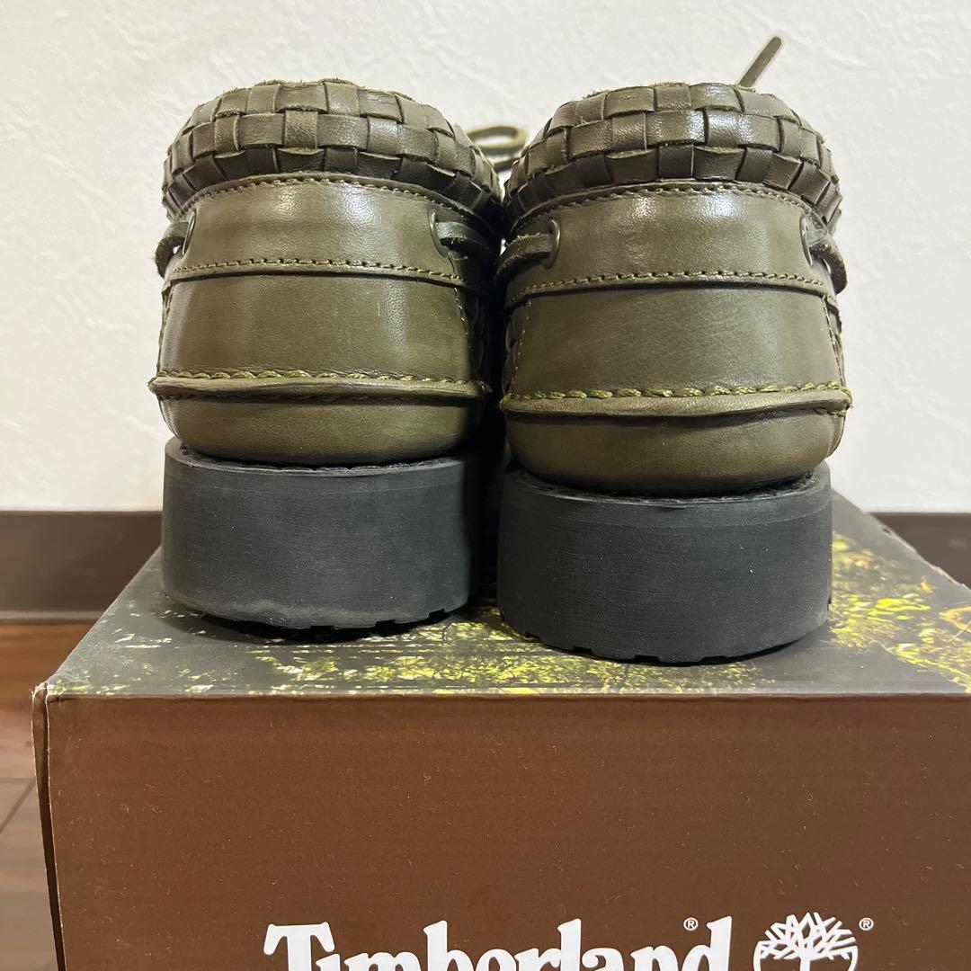 靴 supreme timberland woven 3eye lug shoe