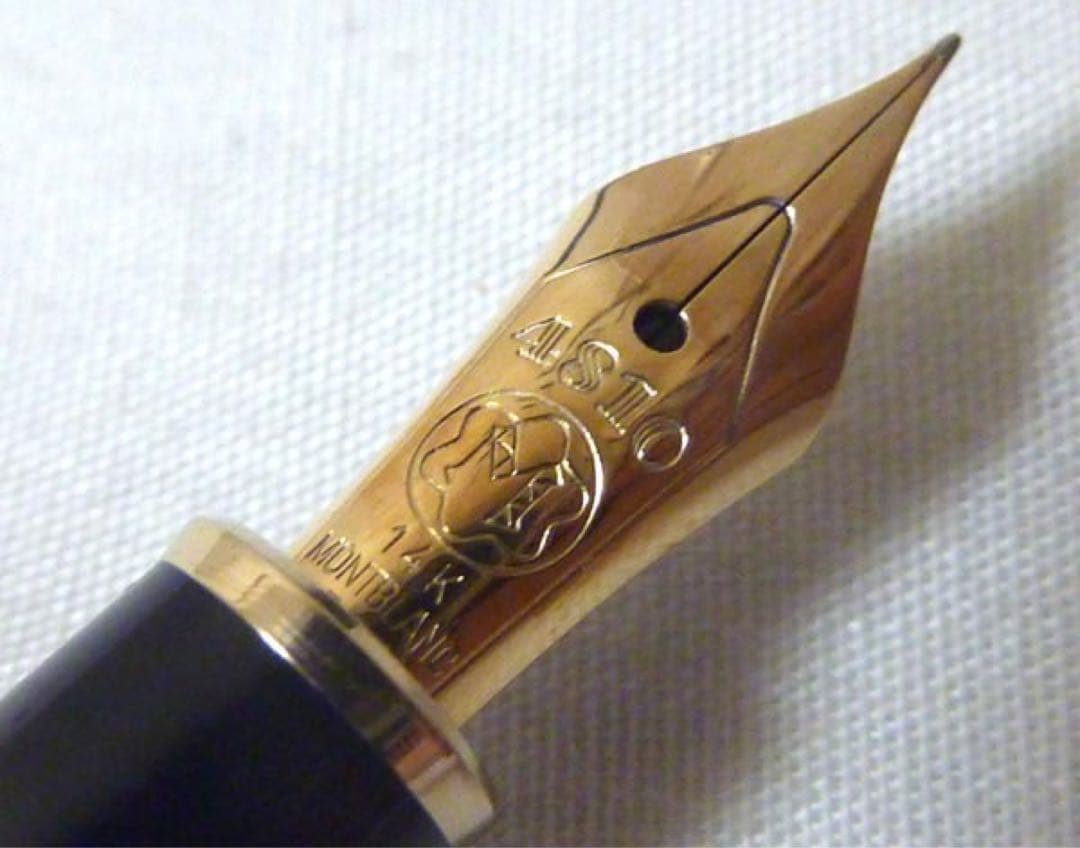 モンブラン マイスターシュテュック 144 万年筆 14K 全金ニブEF 極美品