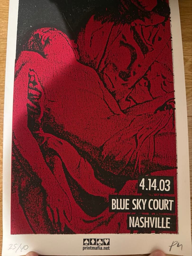 FINCH ポスター　シリアルナンバー入り