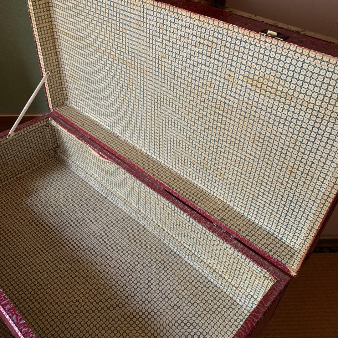 アンティーク BOX 箱 収納 衣装入 2段