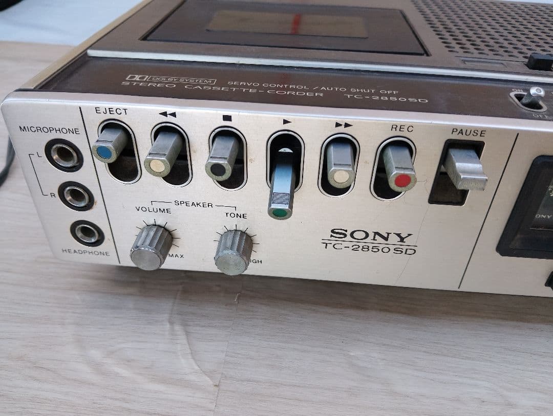SONY カセットデンスTC-2850SD伝説名機動作訳あり(よ70)