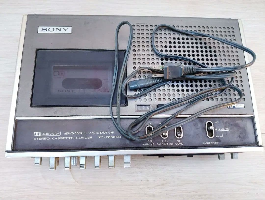 SONY カセットデンスTC-2850SD伝説名機動作訳あり(よ70)