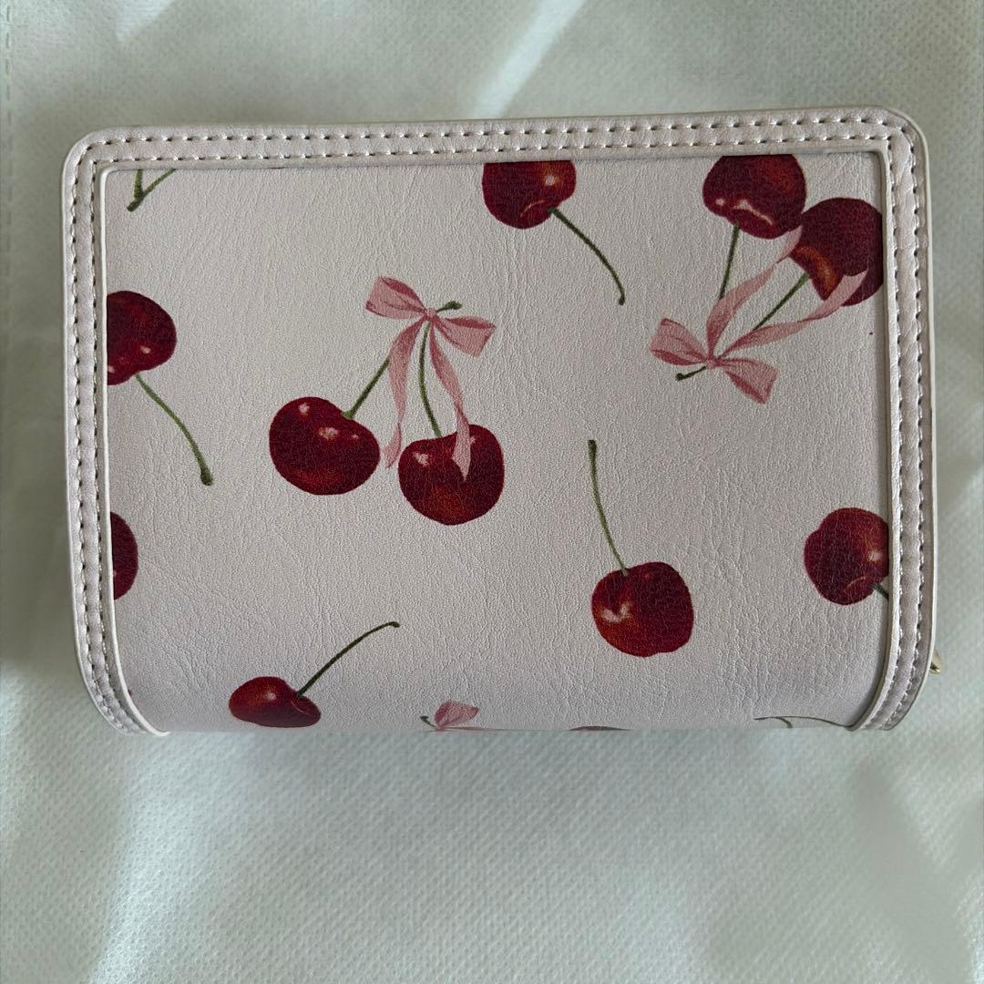 メゾンドフルール　チェリーウォレット ピンク　さくらんぼ 財布