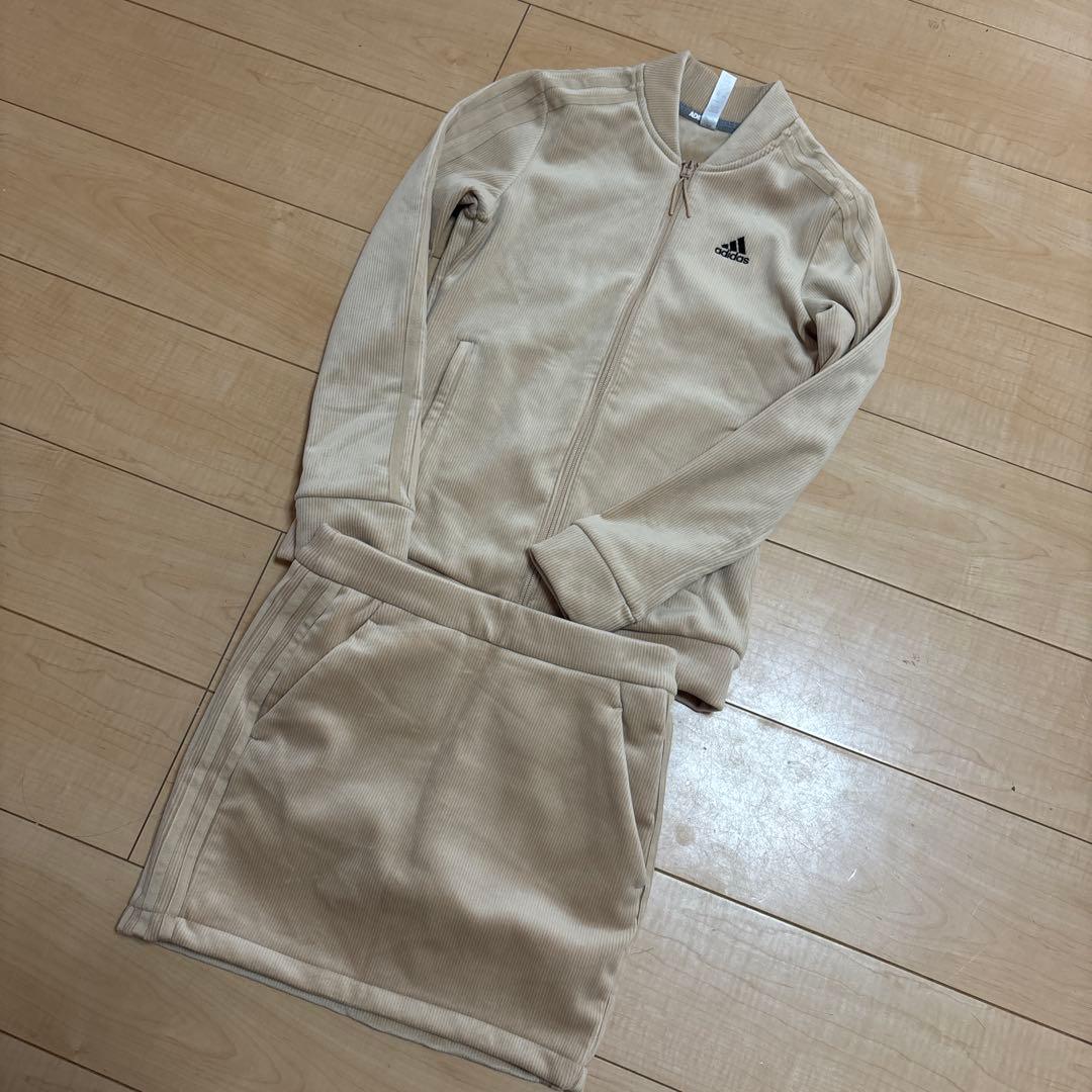 adidas Golf（アディダスゴルフ）コーデュロイセットアップ　ベージュ
