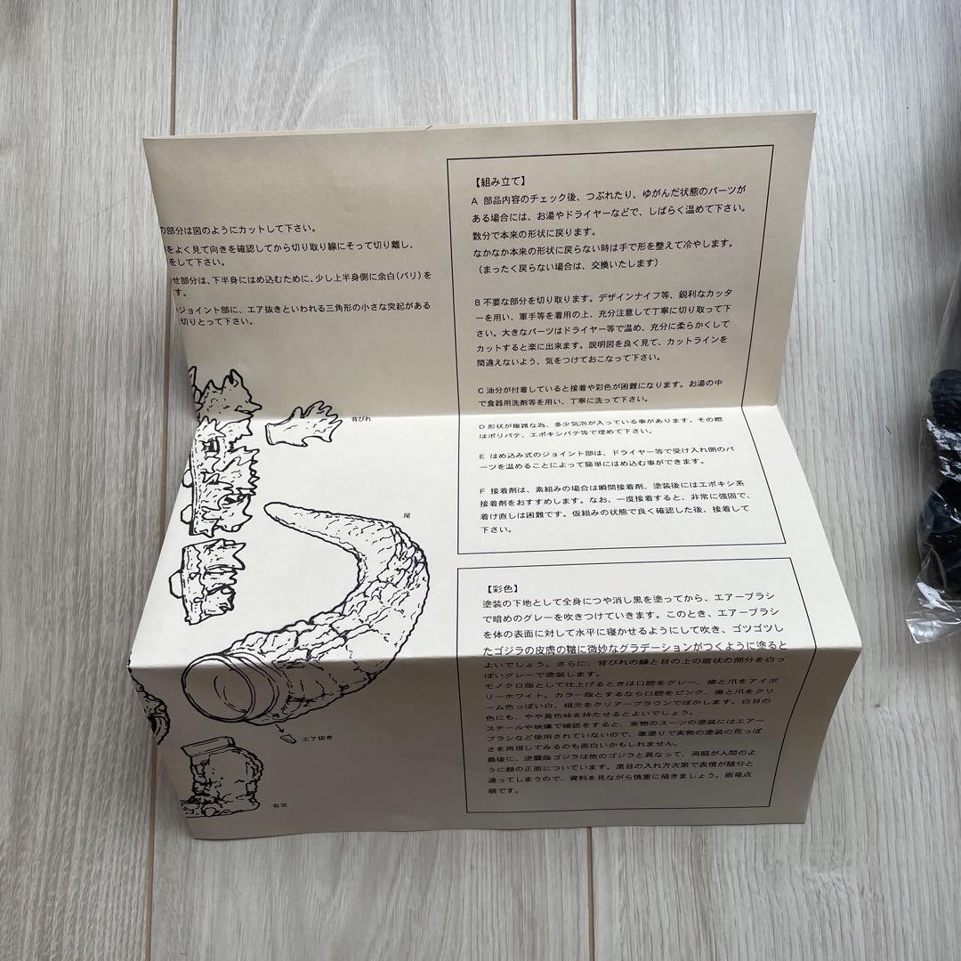 ビリケン商会 謹製 リアルモデルキットシリーズ/逆襲版ゴジラ(ゴジラの逆襲)