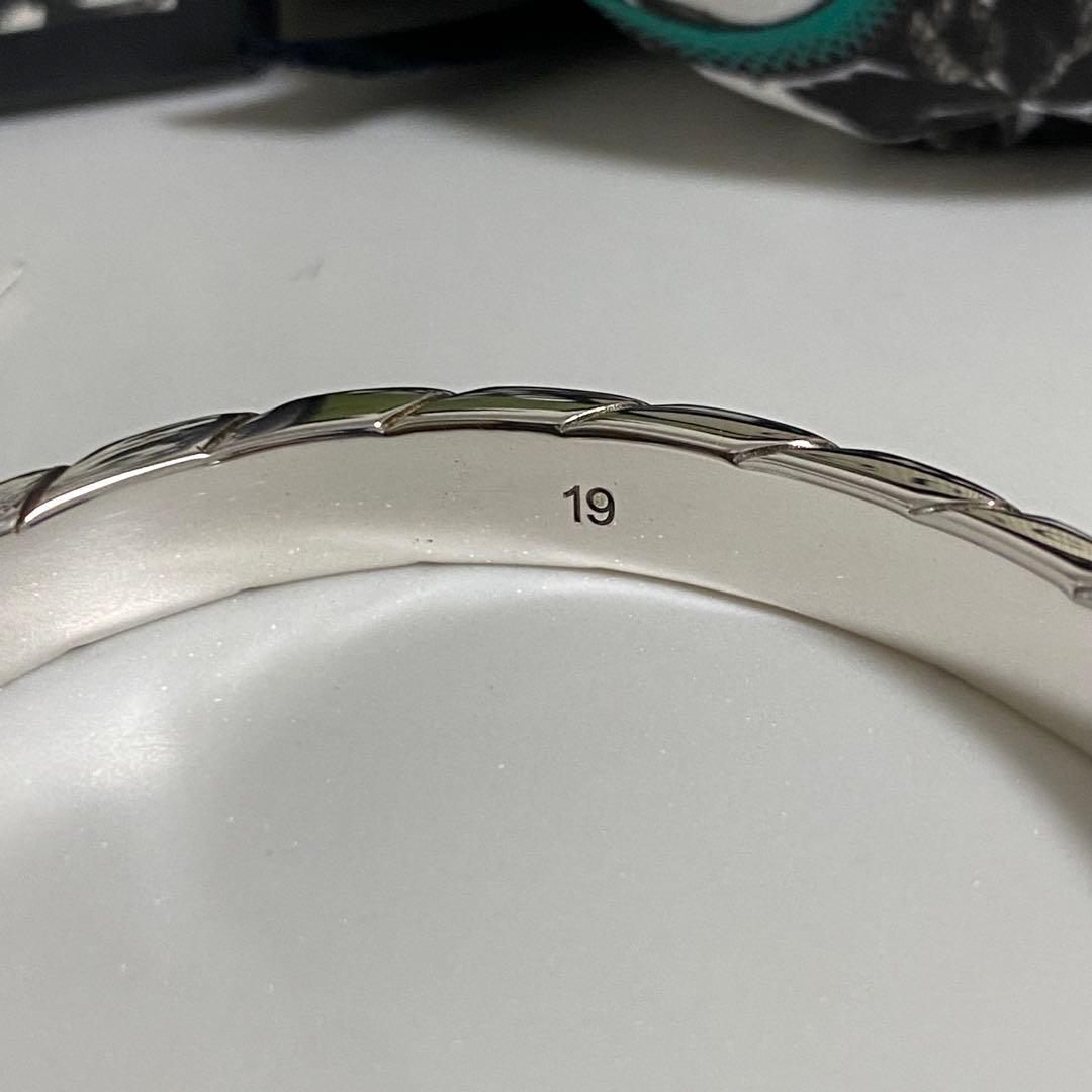 GUCCI 新品未使用品　クレストGバングル　ブレスレット　付属品　刻印19