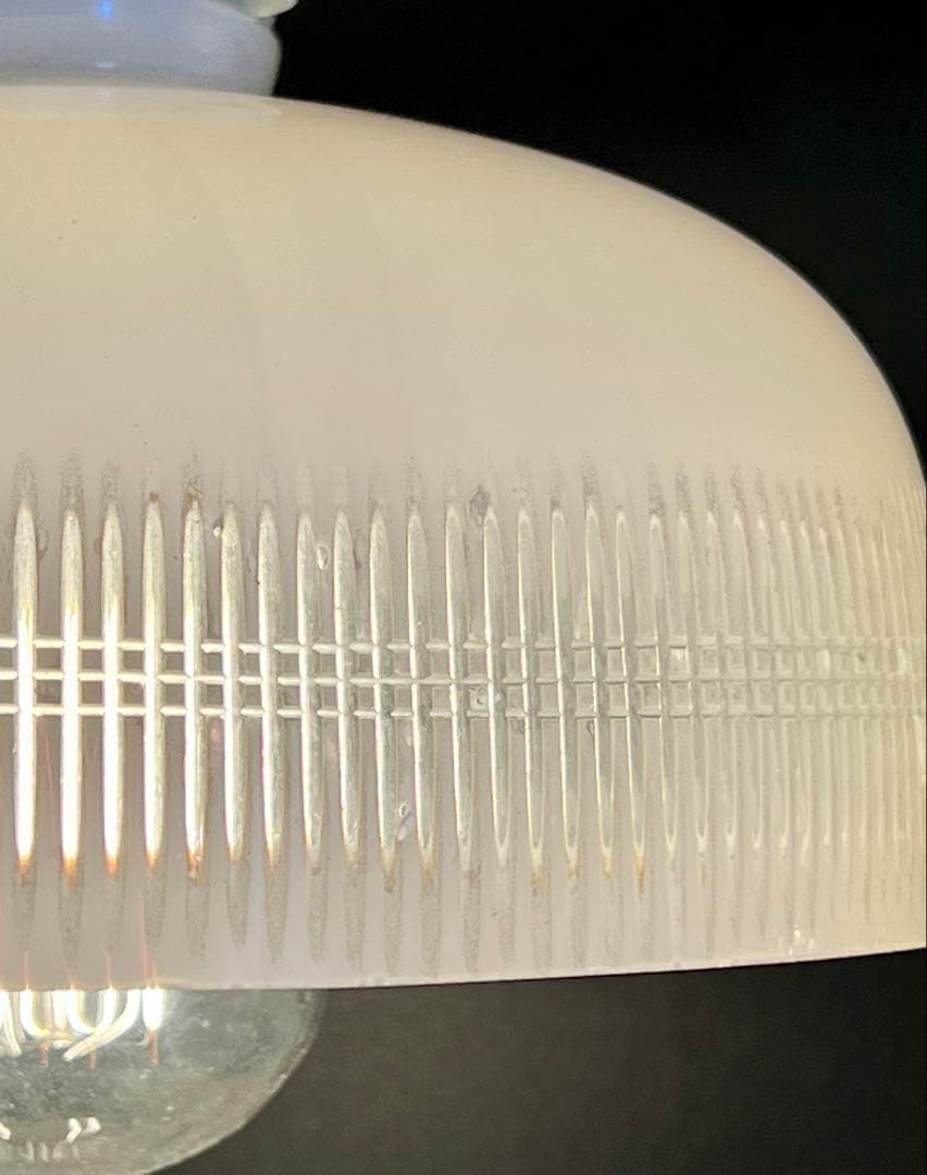 大正ロマン　被せガラス　電笠　切子　照明　古民家　洋館　古道具　和ガラス