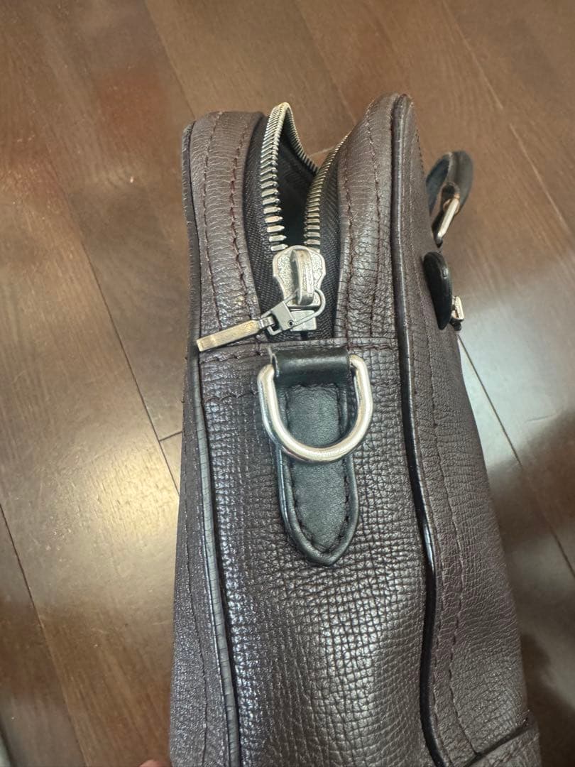 ルイヴィトンキャニオン ビジネスバッグユタレザー マロン ダークブラウン