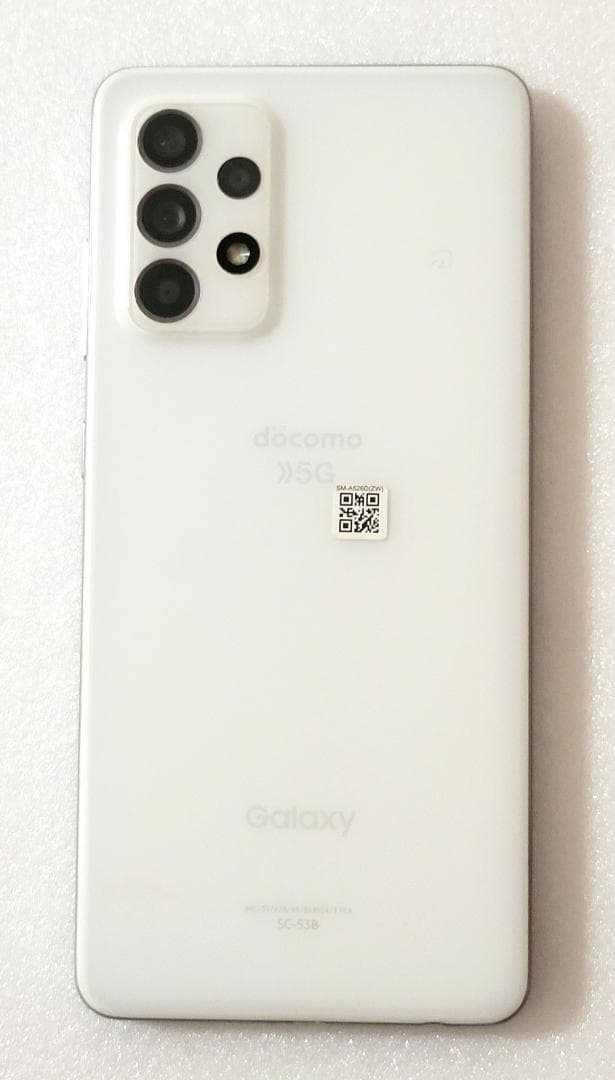 Galaxy A52 5G ホワイト docomo 本体 ホワイト