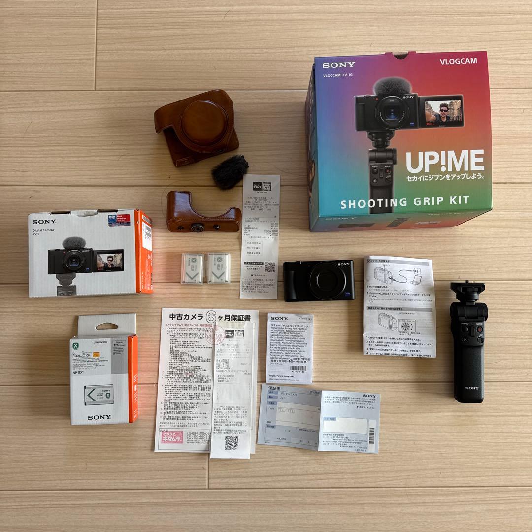 デジタルカメラ SONY VLOGCAM ZV-1 SHOOTING GRIP KIT