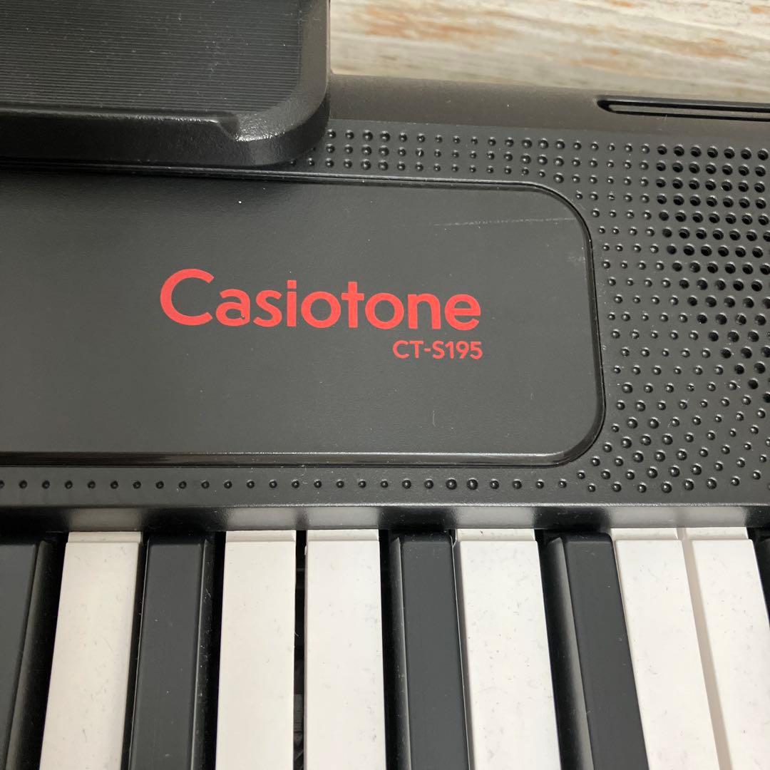 CASIO Casiotone CT-S195 61鍵 電子キーボード 黒