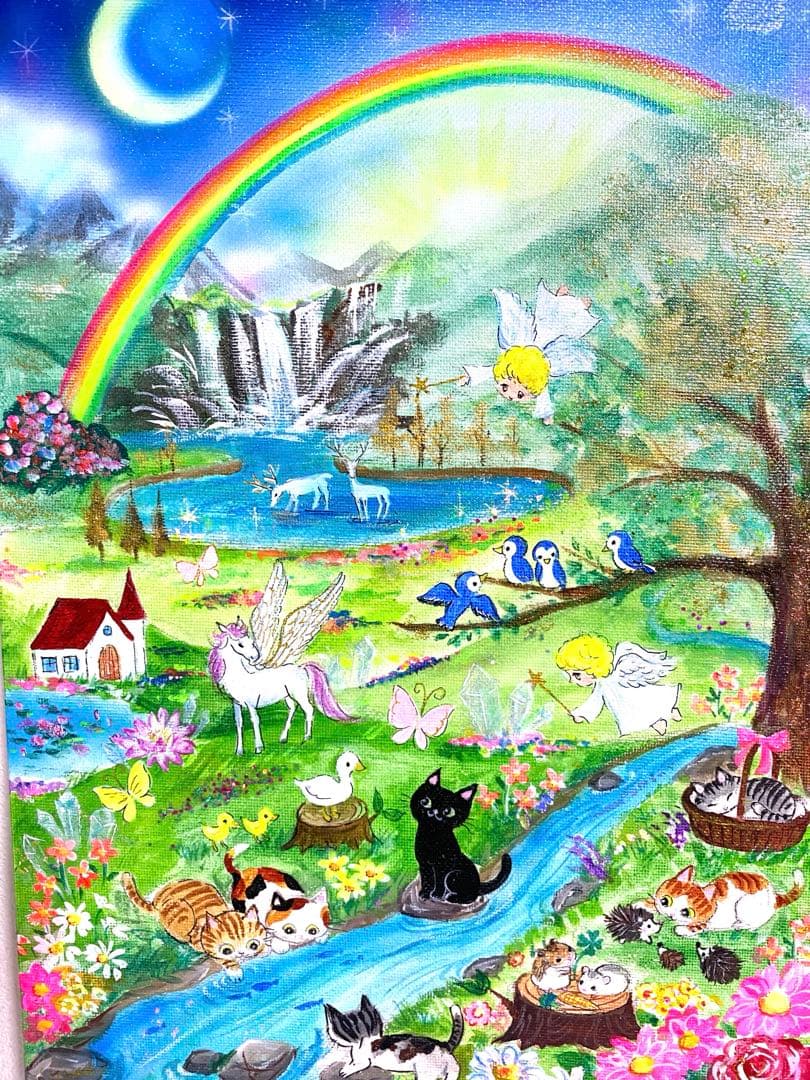 黒猫ミー絵画２点