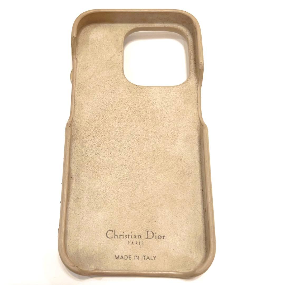 クリスチャンディオール iPhone16 Pro スマホ カナージュ ベージュ