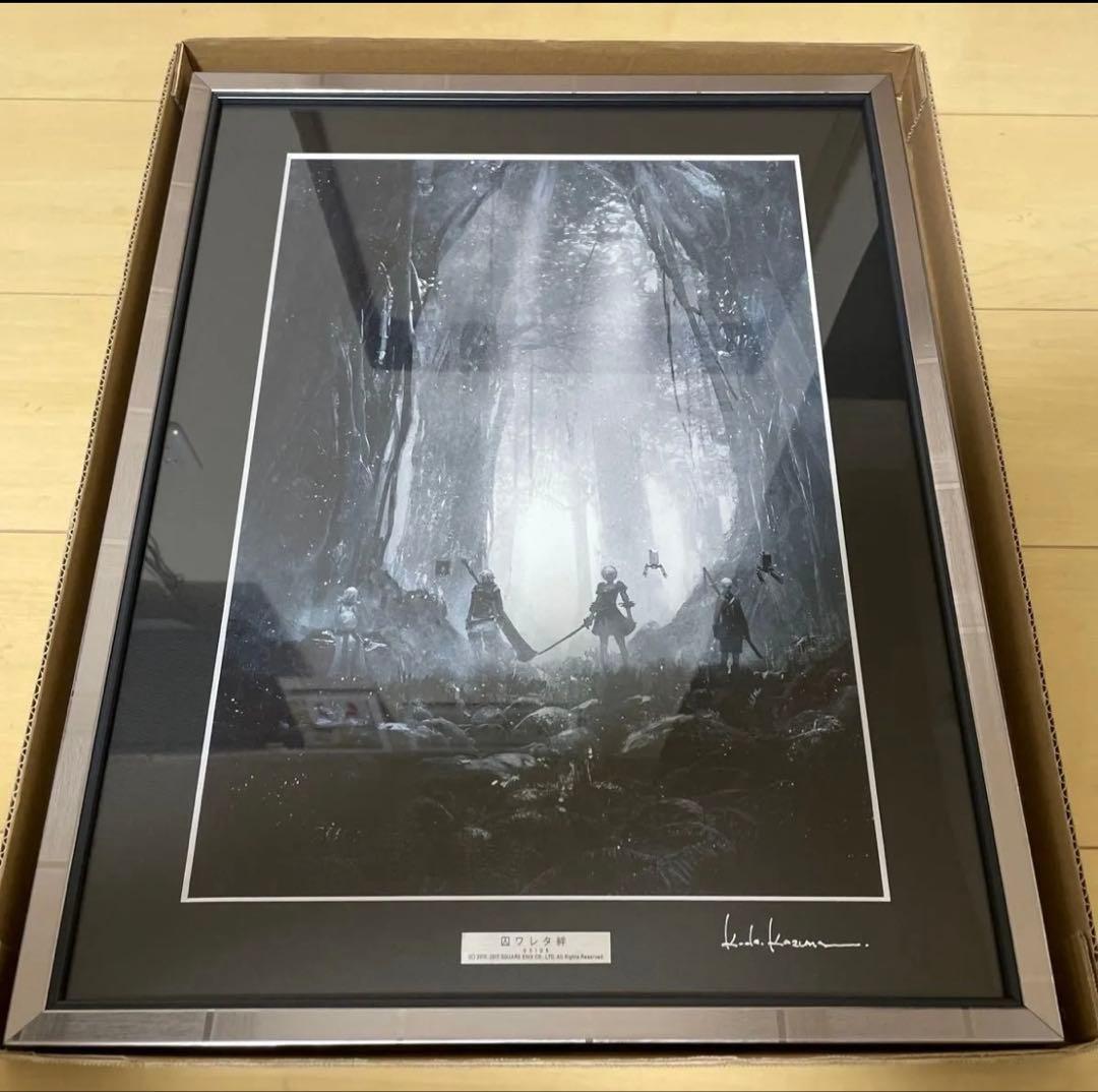 ニーアオートマタ　ニーアレプリカント　複製原画　NieR Art　囚ワレタ絆