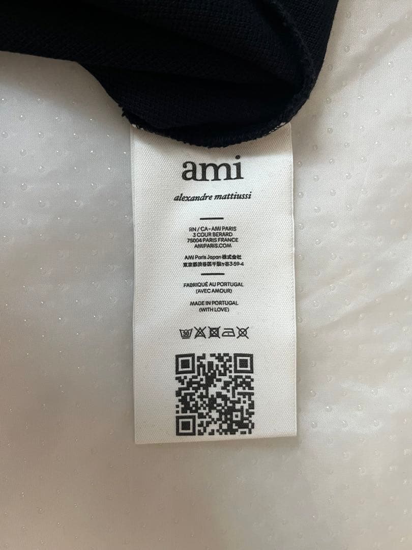 【新品】アミパリス　Amiparis　ポロシャツ　Tシャツ　黒 Mサイズ