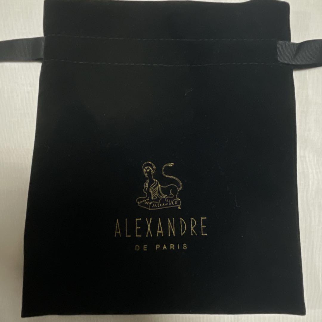 ALEXANDRE DE PARIS サテンカチューシャ0.6 ブラック