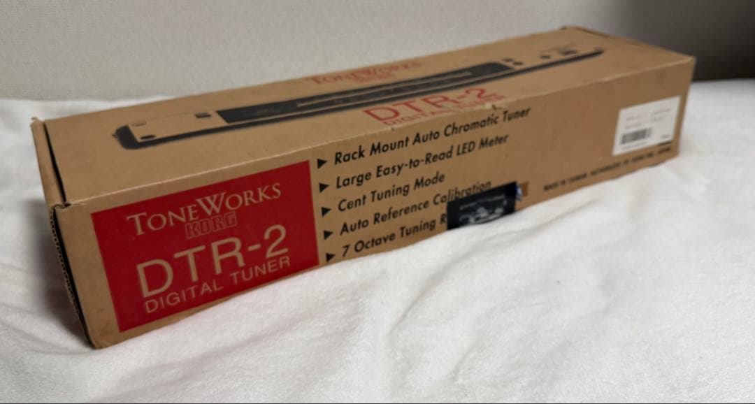 超美品　KORG DTR-2 ラック式チューナー　コルグ