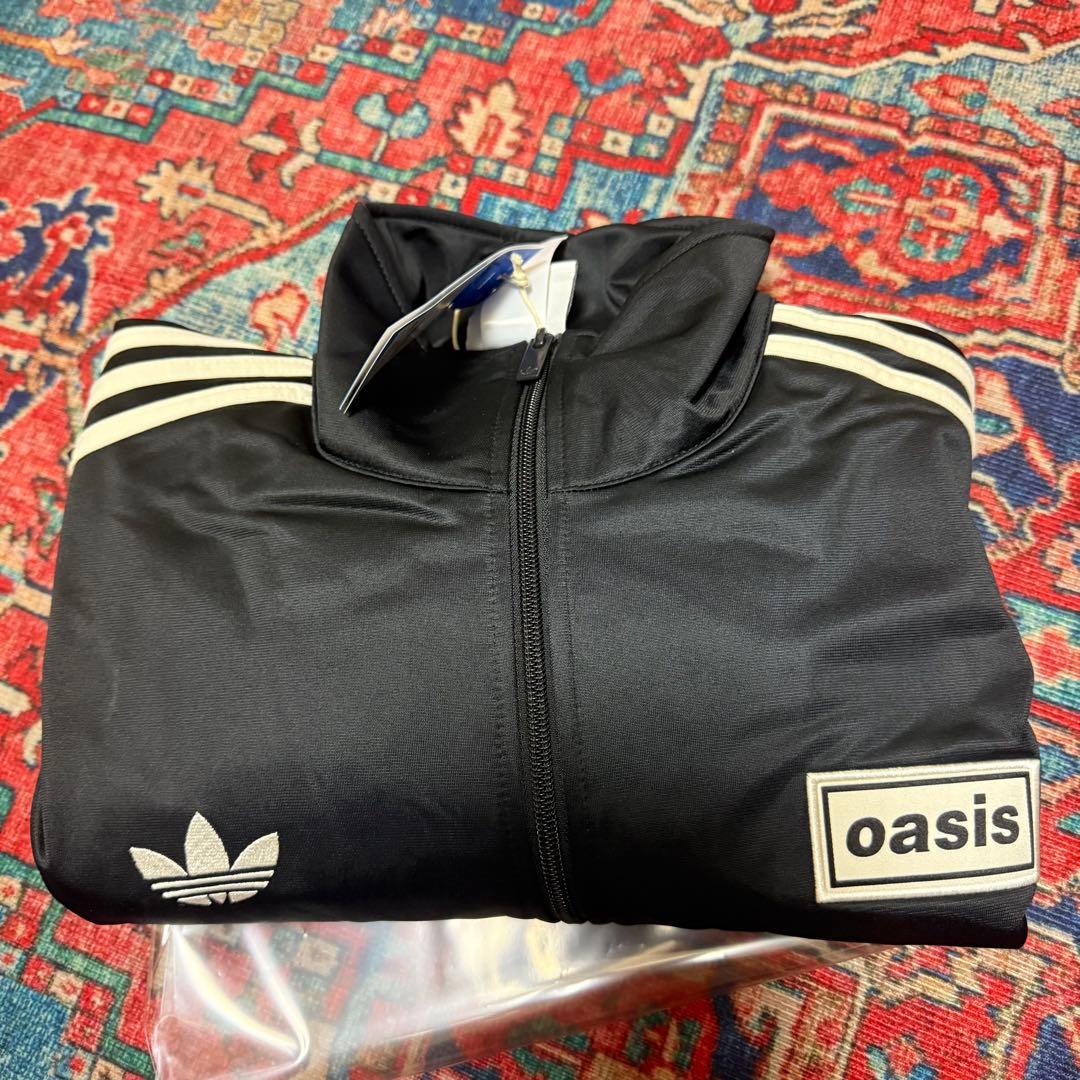 adidas Oasis トラックジャケット ブラック　L