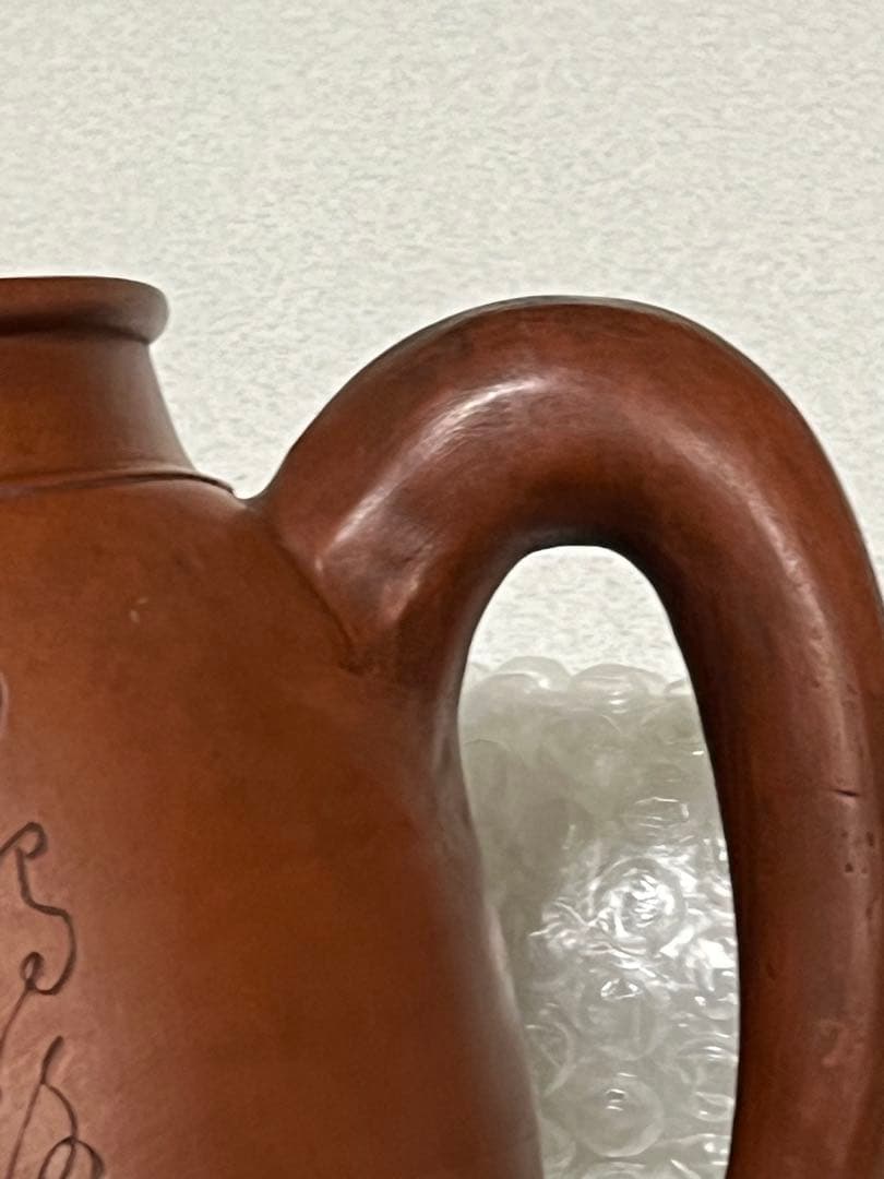 急須　ポット　茶器　朱泥