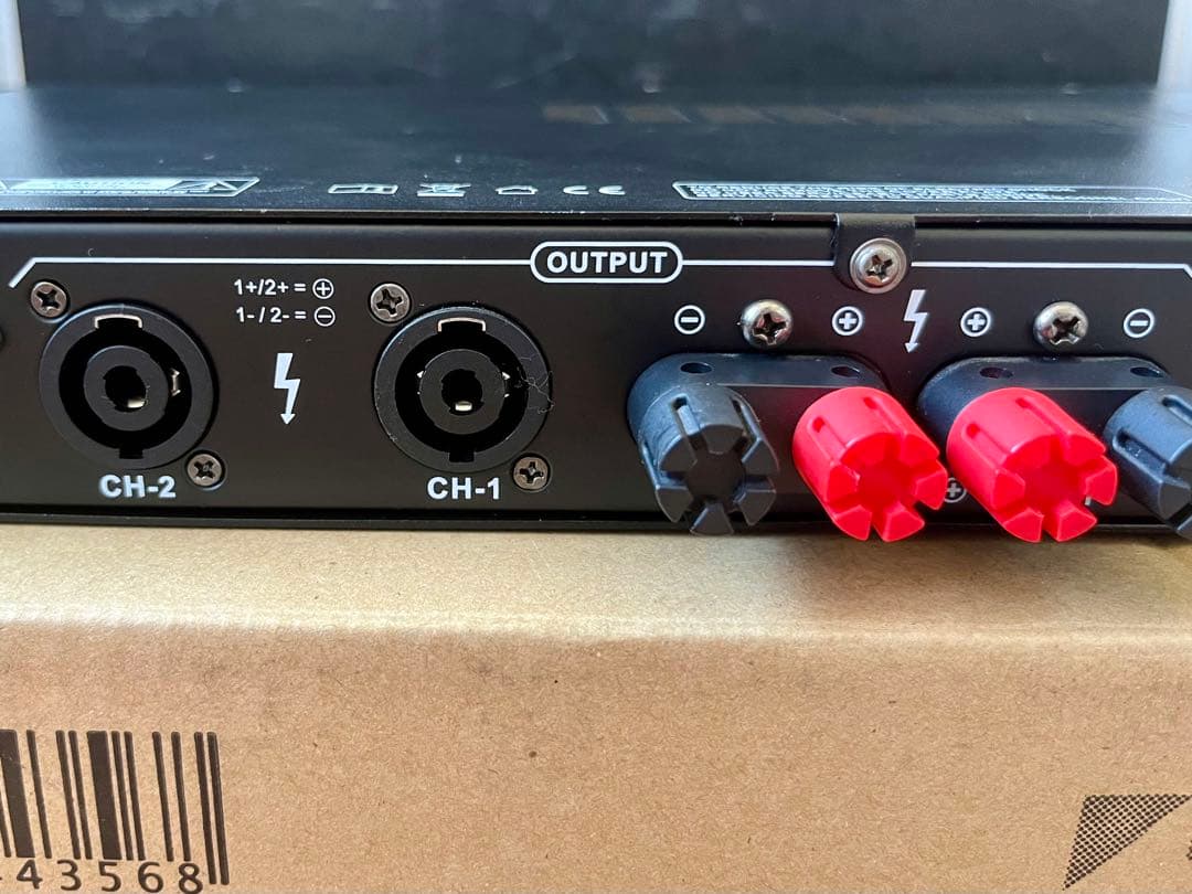 【美品】Thomann S-100 MKII S-100mk2 パワーアンプ