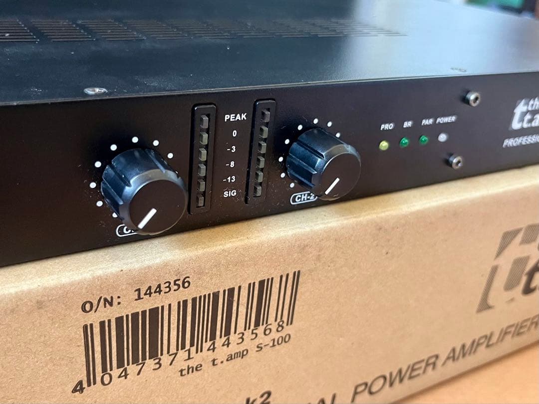 【美品】Thomann S-100 MKII S-100mk2 パワーアンプ