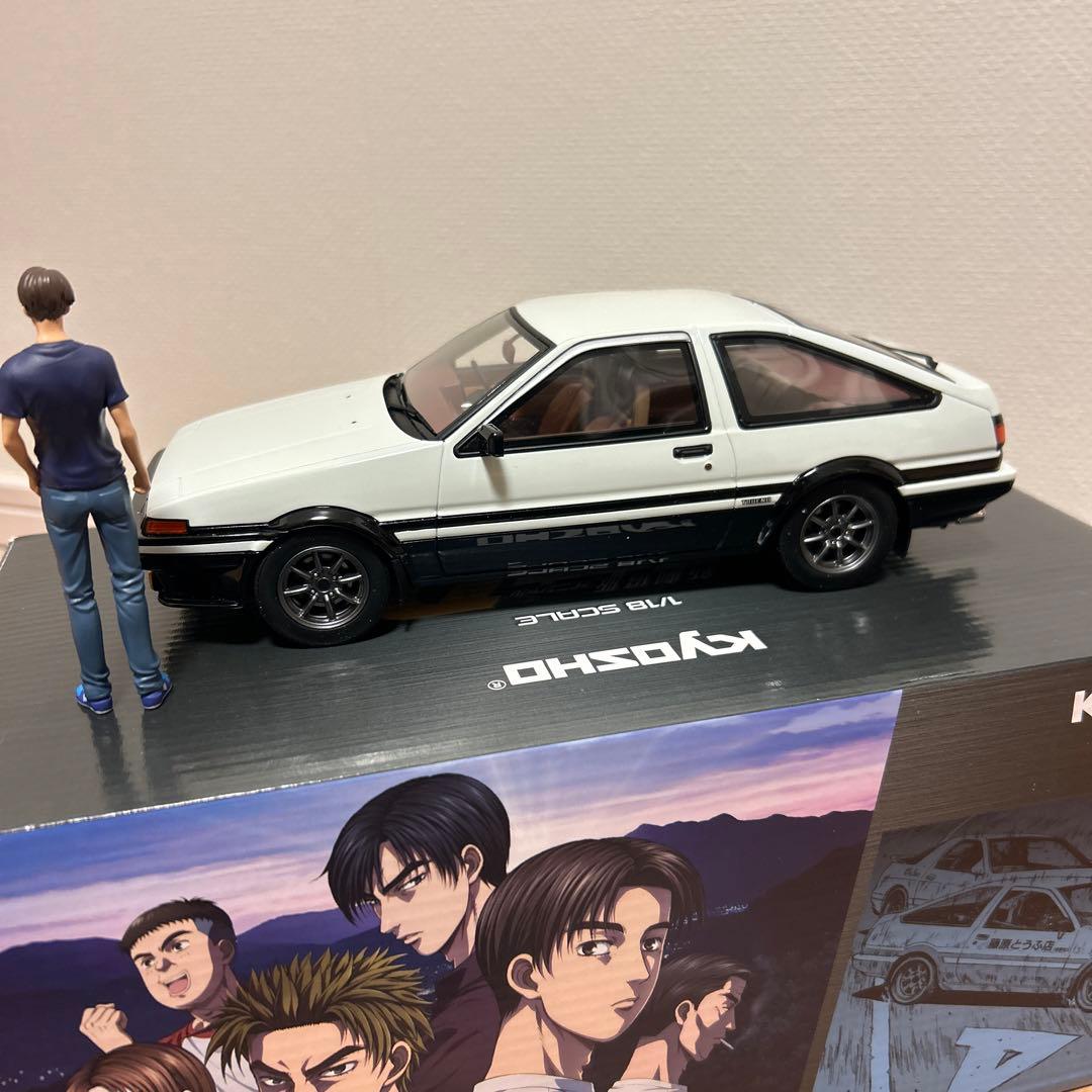 藤原とうふ店　AE86 藤原拓海　フィギュア　セット