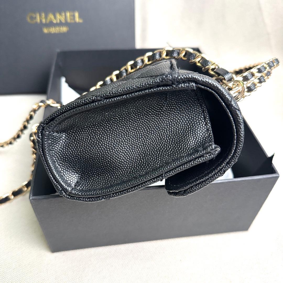 VIP限定 ノベルティ　ショルダーバッグ　ゴールドチェーン　ブラック