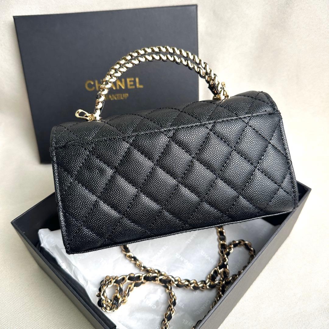 VIP限定 ノベルティ　ショルダーバッグ　ゴールドチェーン　ブラック