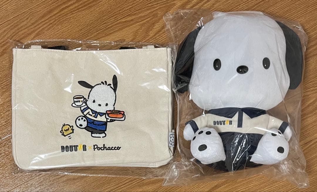 ドトール × ポチャッコ 福袋 2026 トートバッグ ぬいぐるみ 新品未開封品